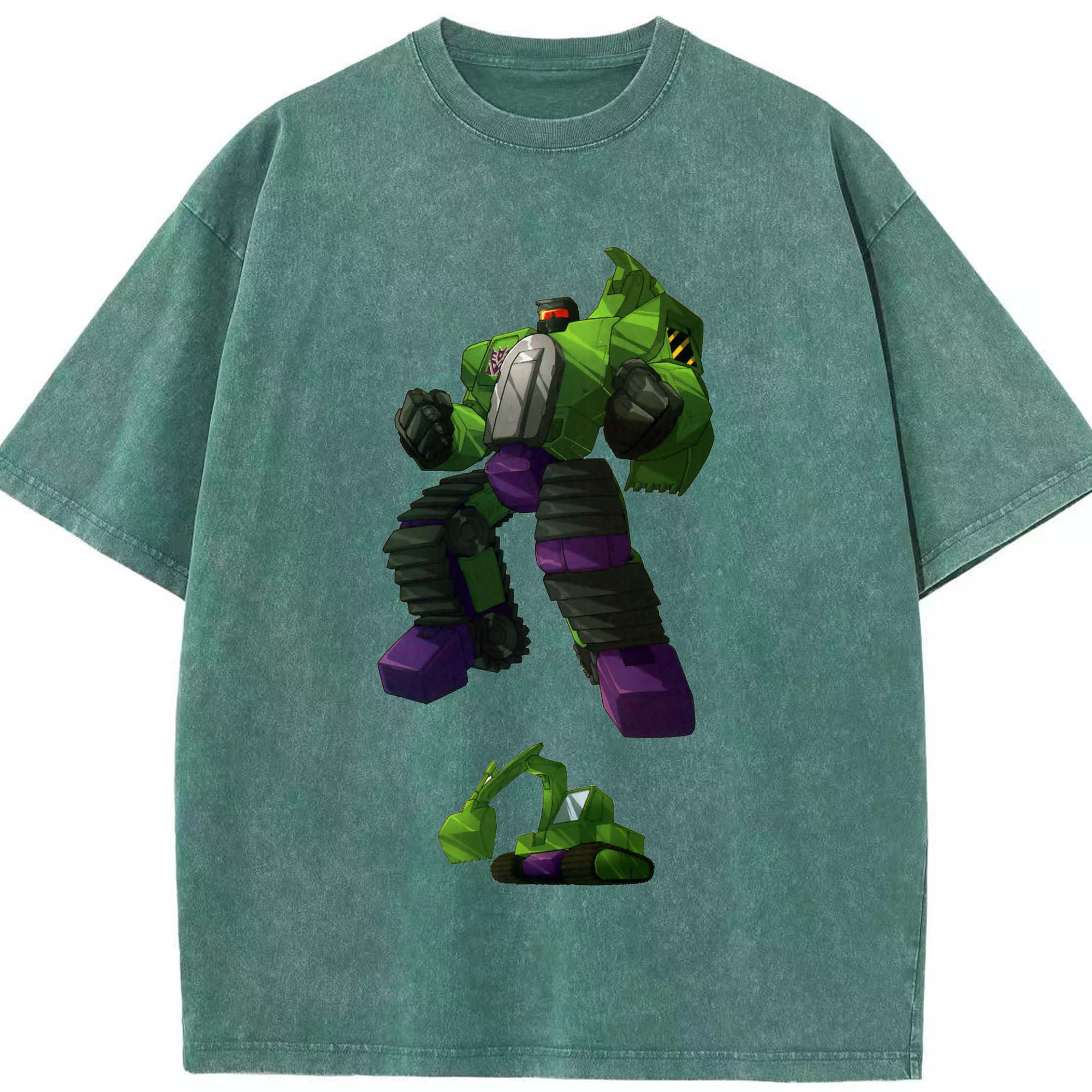 （画像用）  綿100% ヴィンテージ風 半袖Tシャツ（フロントプリント）
